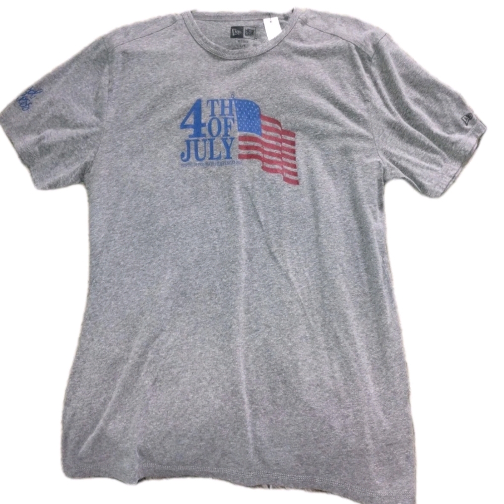 New Era 4th of July Gray T-Shirt